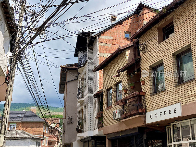 科索沃- Prizren -老城区的建筑